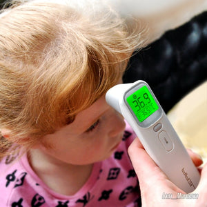 Baby Thermometer Infrared Digital LCD Body Measurement Forehead Ear